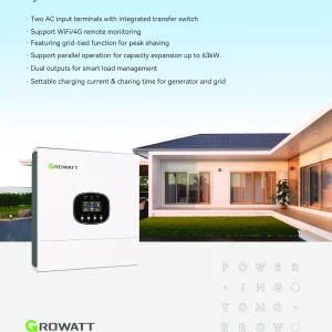 Growatt SPE 3500~7000TL HVM-G2 Hybrid Solar Inverter