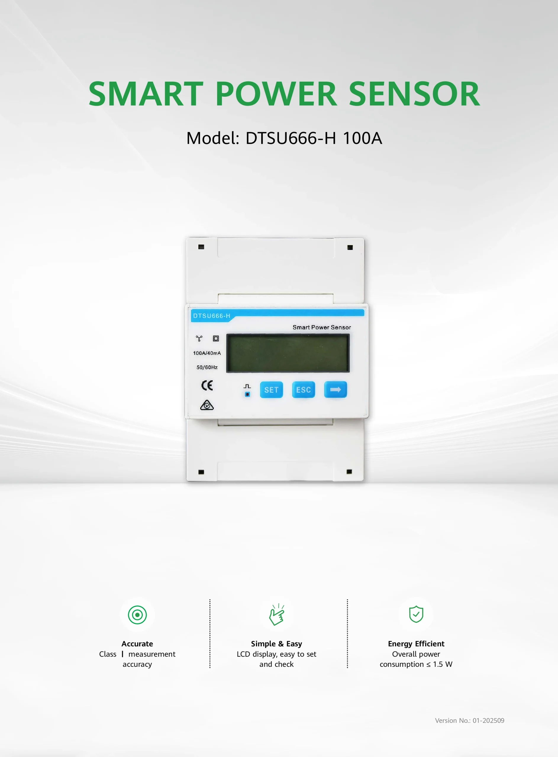 Huawei DTSU666-H 100A Smart Power Sensor