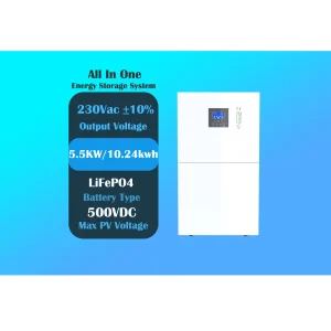 SunAura 5.5KS Series All-in-One Hybrid Solar Energy Storage System (LiFePO4) - سیستم ذخیرهسازی انرژی خورشیدی هیبریدی همهکاره سری 5 کیلو وات