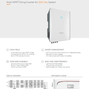 Sungrow SG15/17/20RT-P2 Multi-MPPT String Inverter - 20KW اینورتر رشتهای چند مگاپیکسلی