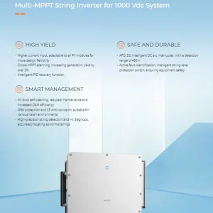 Sungrow SG150CX Multi-MPPT String Inverter for 1000 Vdc System